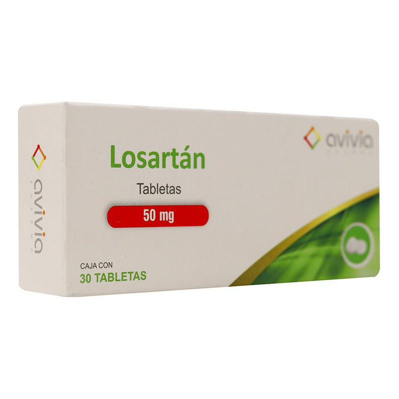 Losartán (avivia Pharma) C/30 Tabs 50mg