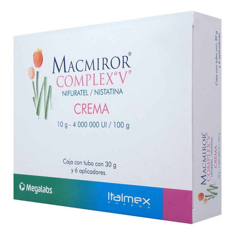 Macmiror Complex V Crema Vaginal 10 G/4000000 Ui/100 G, 1 Tubo 30 G
