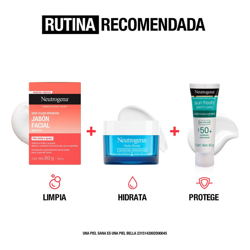 Jabón Facial En Barra Neutrogena Deep Clean Intensive 80 G