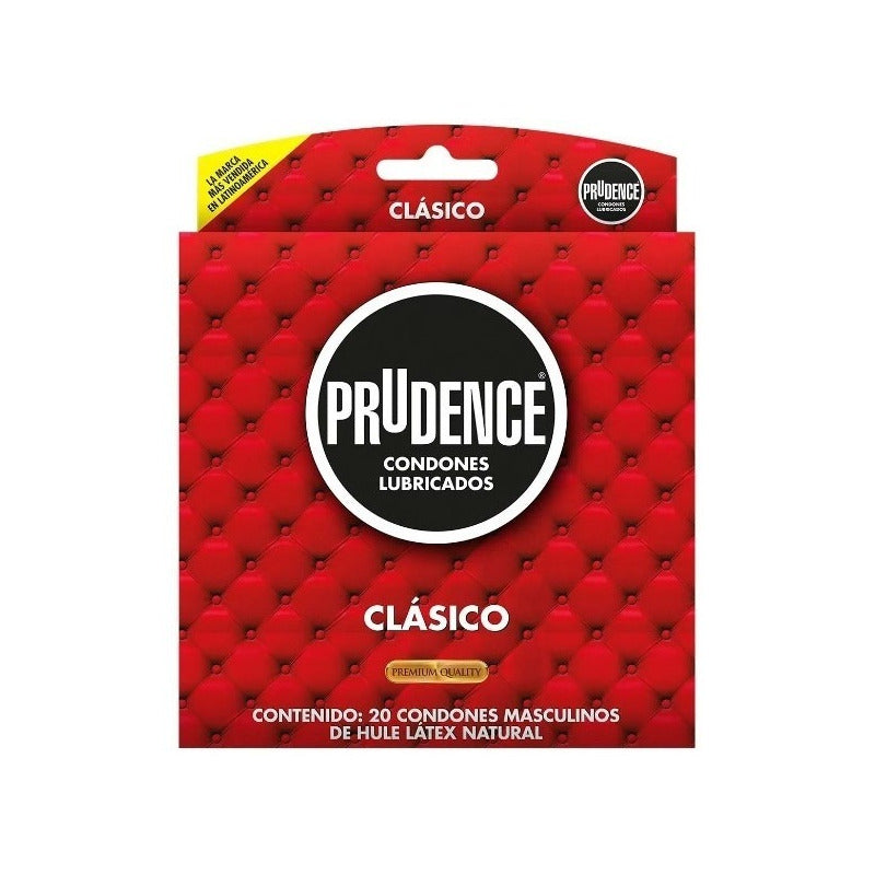 Prudence Clasico 20 Condones Masculinos