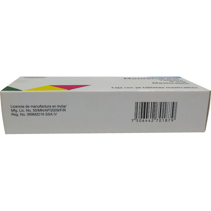 Montelukast Camber 5mg Caja Con 30 Tabletas Masticables