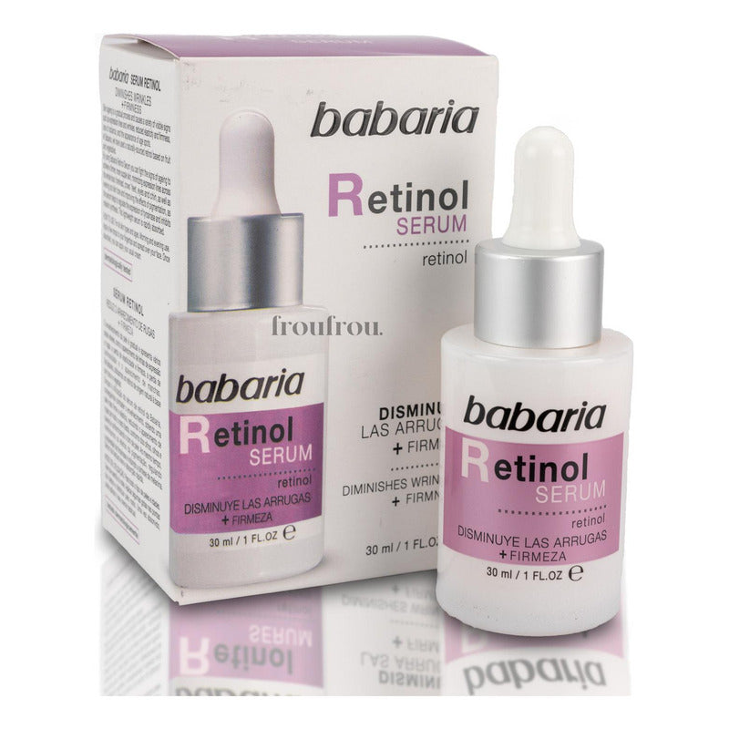 Babaria Sérum Facial Retinol Vegano Antiarrugas, Apto Para Todo Tipo De Piel, 30ml