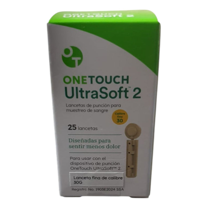 One Touch Ultra Pack 50 Tiras Y 25 Lancetas Color Azul