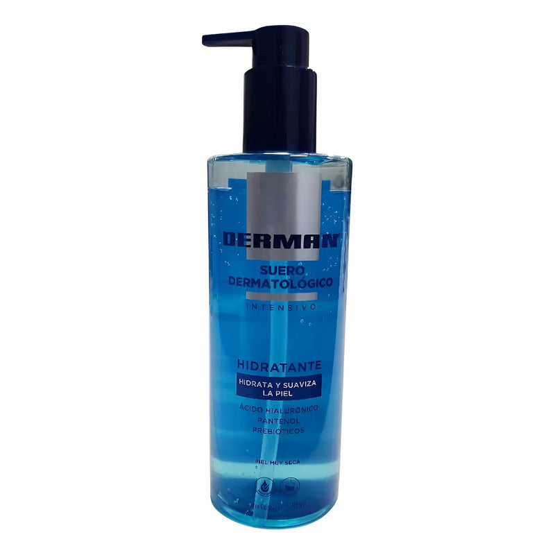Derman Suero Dermatologico Hidratante Piel Muy Seca 320ml Seca Día/noche