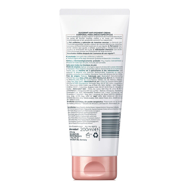 Crema Corporal Neutra Anti-pigment 200 Ml Eucerin