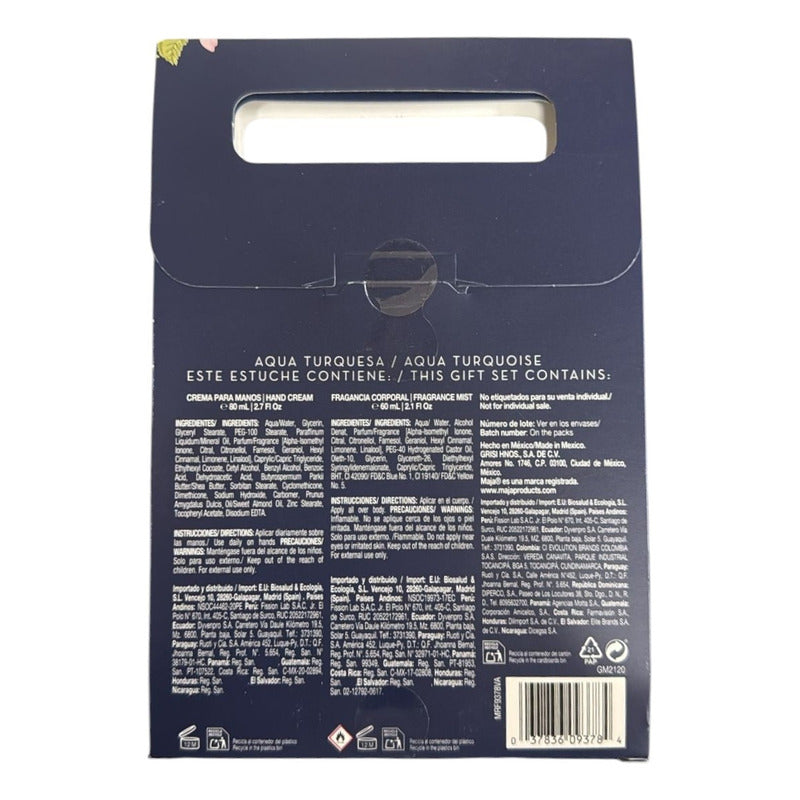 Maja Set Fragancia 60ml Y Crema Para Manos Aqua 80ml