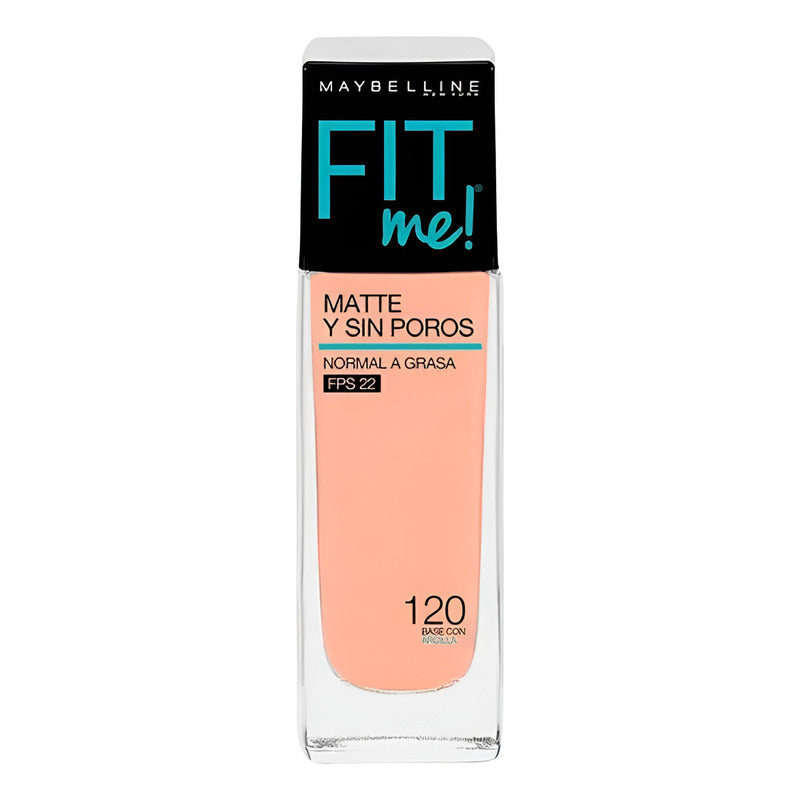 Maybelline Base Maquillaje Fit Me Control Brillo16h 120 - 120 Classic Ivory