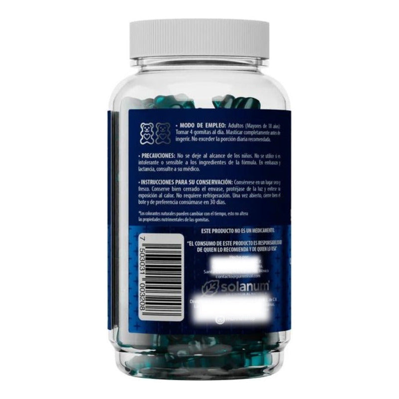 Suplemento En Gomitas Solanum Pharma Men's Multi Sabor Moras De 280g 100 Un