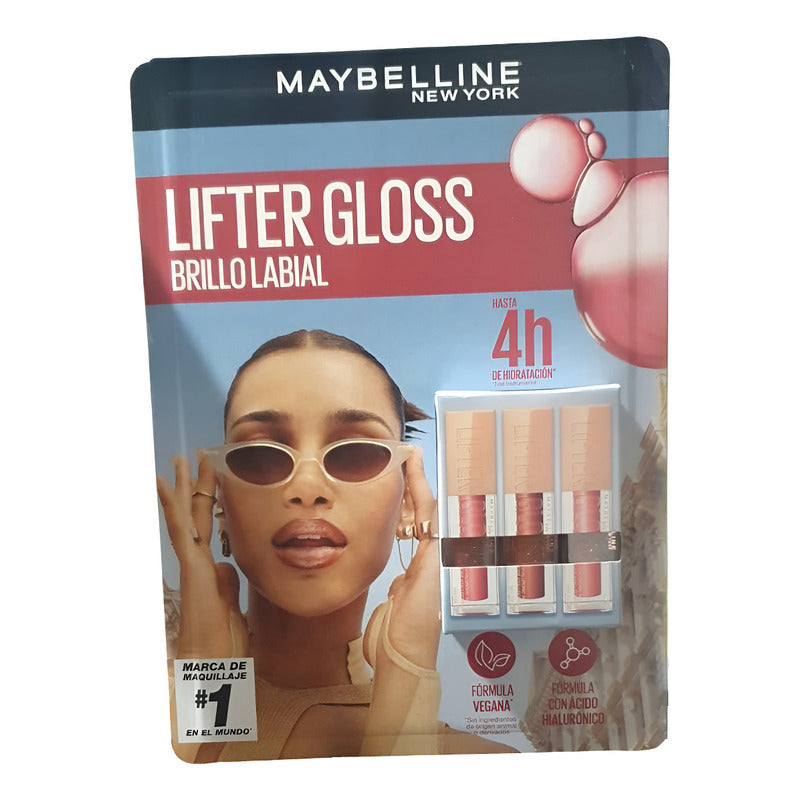 Maybelline New York Lifter Gloss Brillo Labial Pack 3