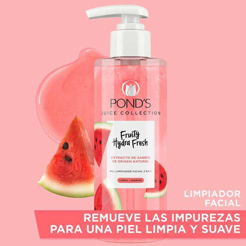 Pond's Gel Limpiador Facial Fruity Hydra Fresh Sandía 200 Ml