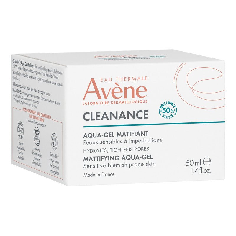 Aqua-gel Hidratante Matificante | Avene Cleanance 50ml Día/noche Sensible Con Imperfecciones