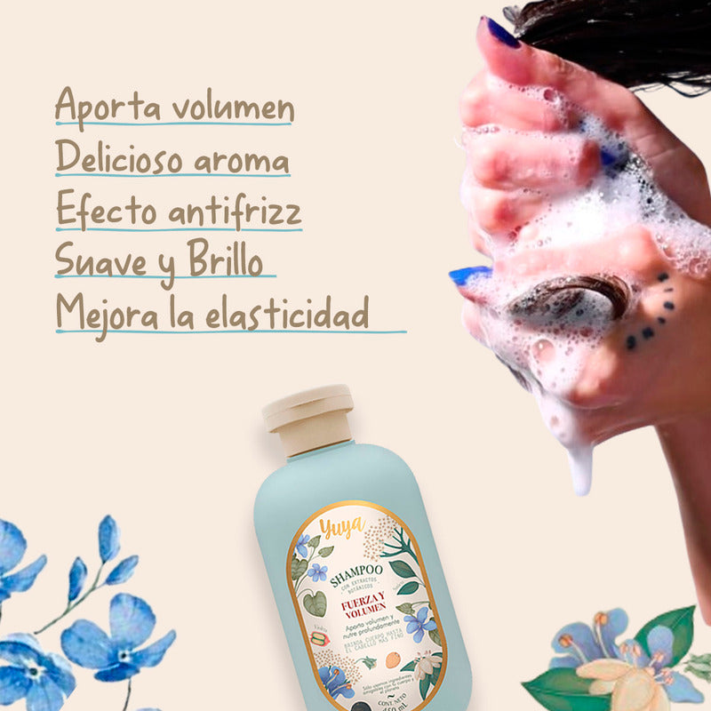 Shampoo Para Cabello Yuya Con Colágeno Y Biotina 450 Ml