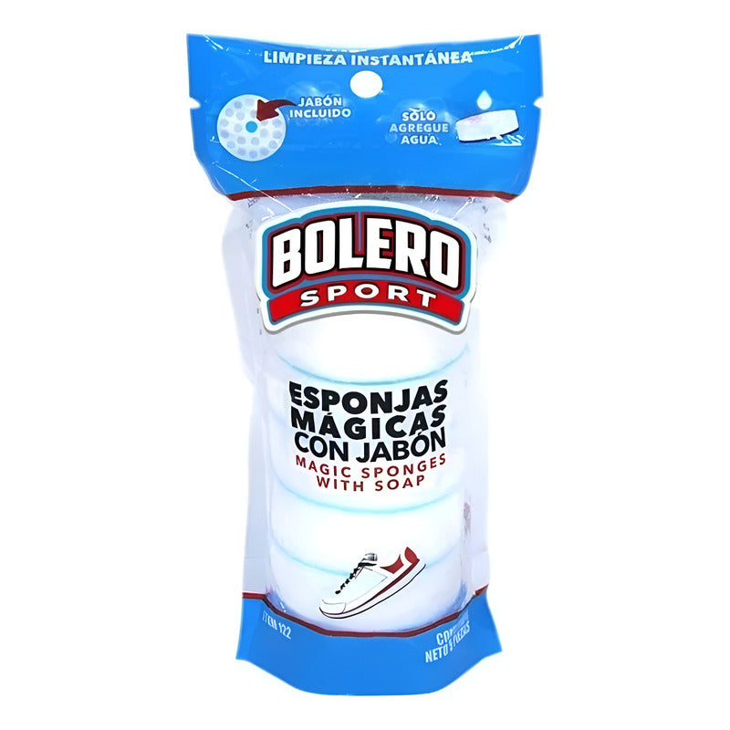 Esponjas Mágicas Con Jabón Para Calzado 5pzs