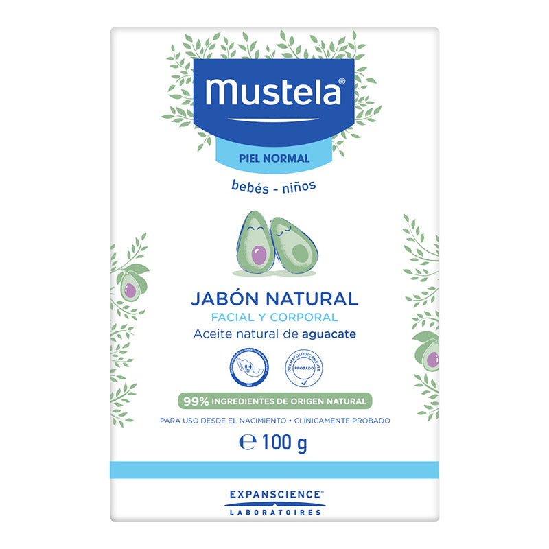 Mustela Jabón Natural Bebés Piel Normal 100gr
