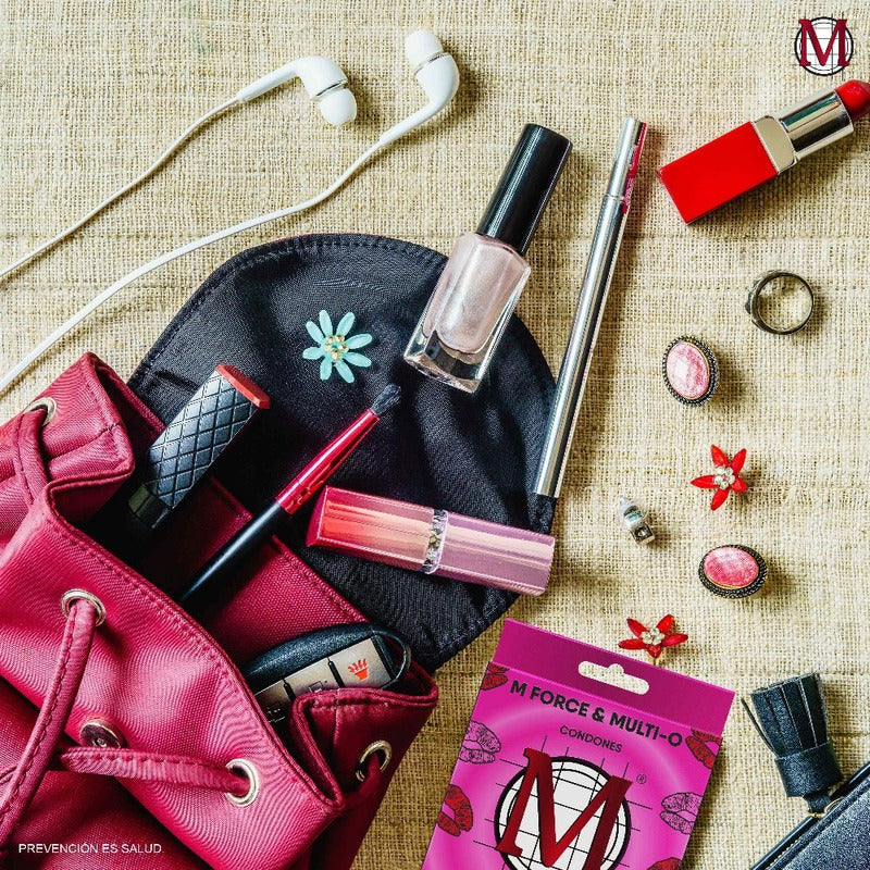 Caja De Condones M Force Multi - O Bi-orgasmo X3 Piezas
