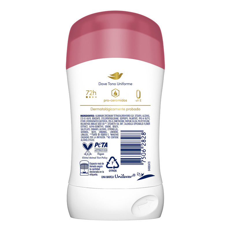 Dove Tono Uniforme Barra Neutra 45g Pro Ceraminas+vitamina E Neutra