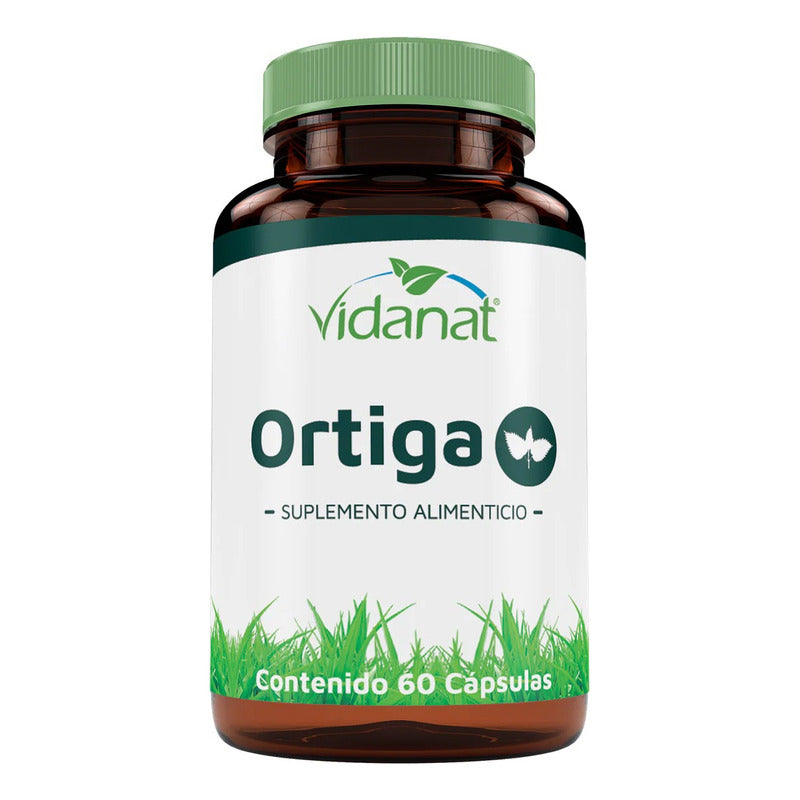 Ortiga Vidanat 60 Cápsulas Suplemento Alimenticio Sabor Sin Sabor