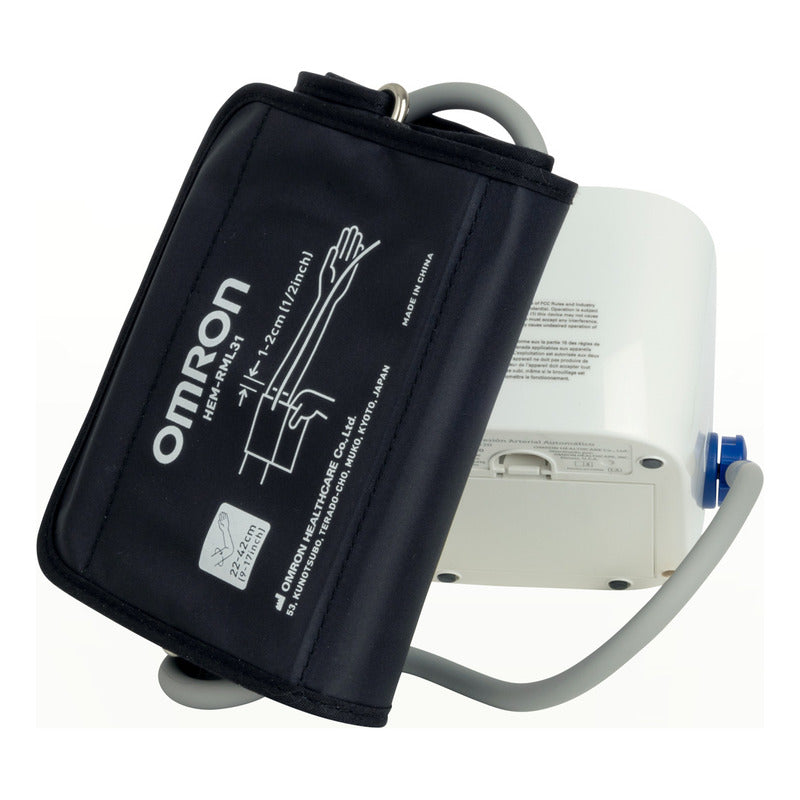 Omron Monitor De Presión Arterial De Brazo. Hem-7120 Color Blanco