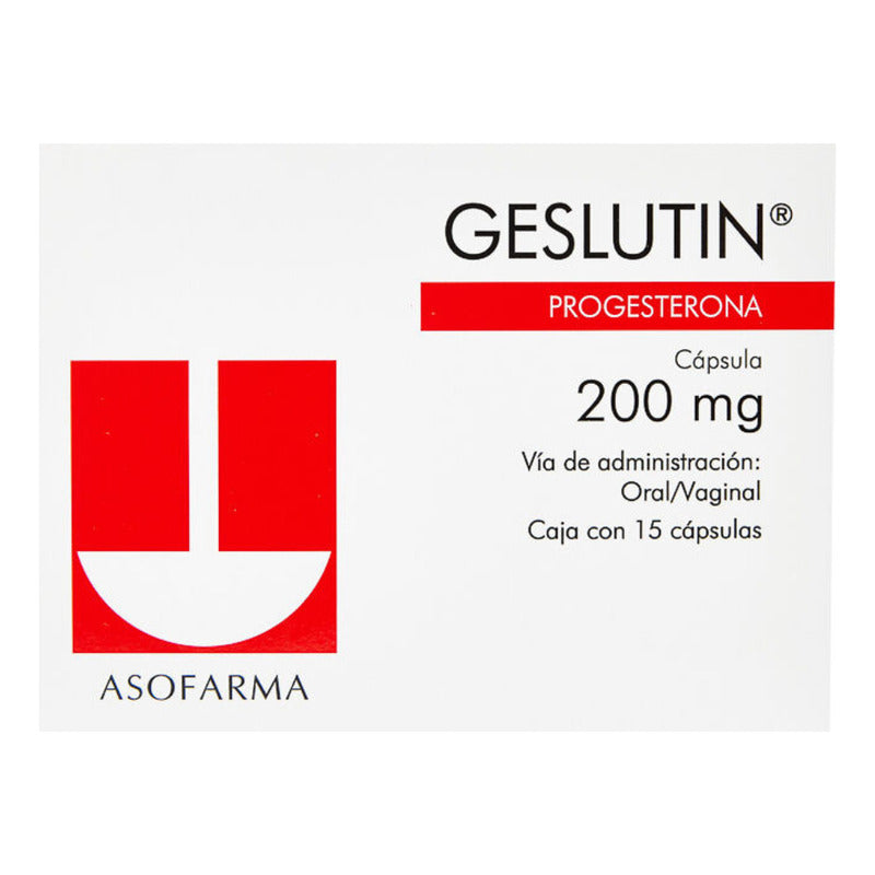 Geslutin Cápsula 200 Mg Caja Con 15 Cápsulas