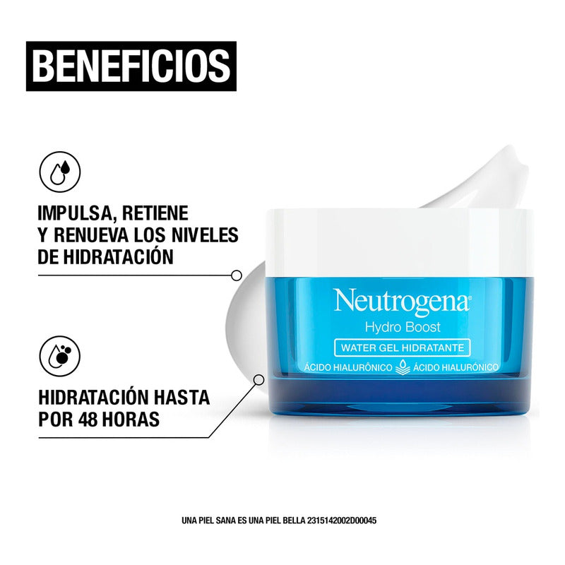 Neutrogena Hydro Boost Gel Hidratante Facial 50 G Ácido Hialurónico Todo Tipo De Piel