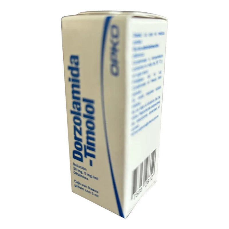 Dorzolamida Timolol Gotas Oftálmico Solución 20 Mg 5mg/ Ml