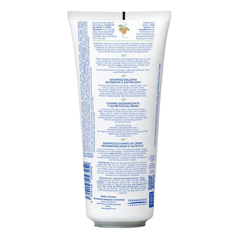 Mustela Shampoo En Crema Desenredante Y Nutritivo 200ml