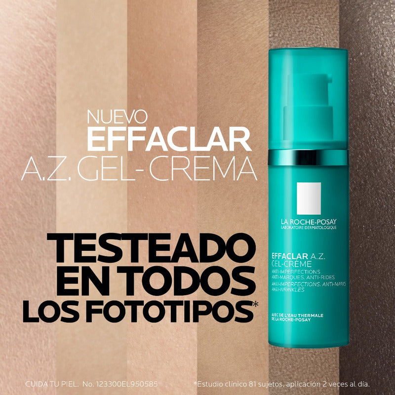 Effaclar Az Gel-crema Para Piel Adulta Con Tendencia Acneica