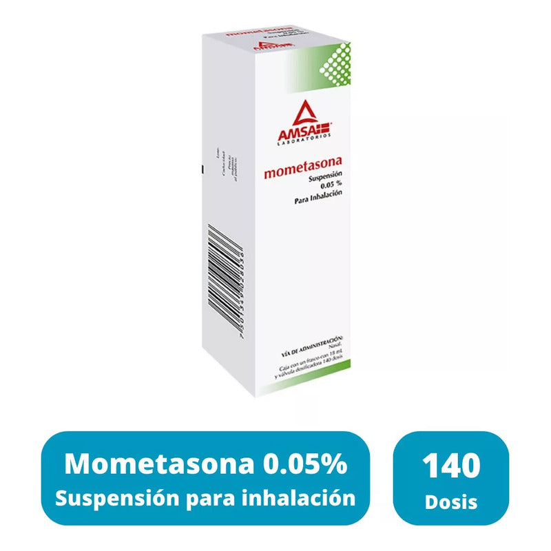 Mometasona Suspensión 0.05% Para Inhalación 18ml