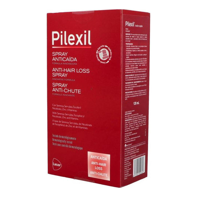 Pilexil Loción Spray Capilar Anticaida Y Reparador 120ml