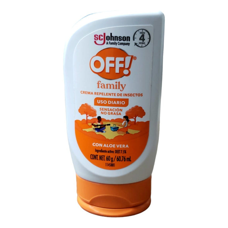 Off Family Repelente Insectos En Crema Con Aloe Vera 60g