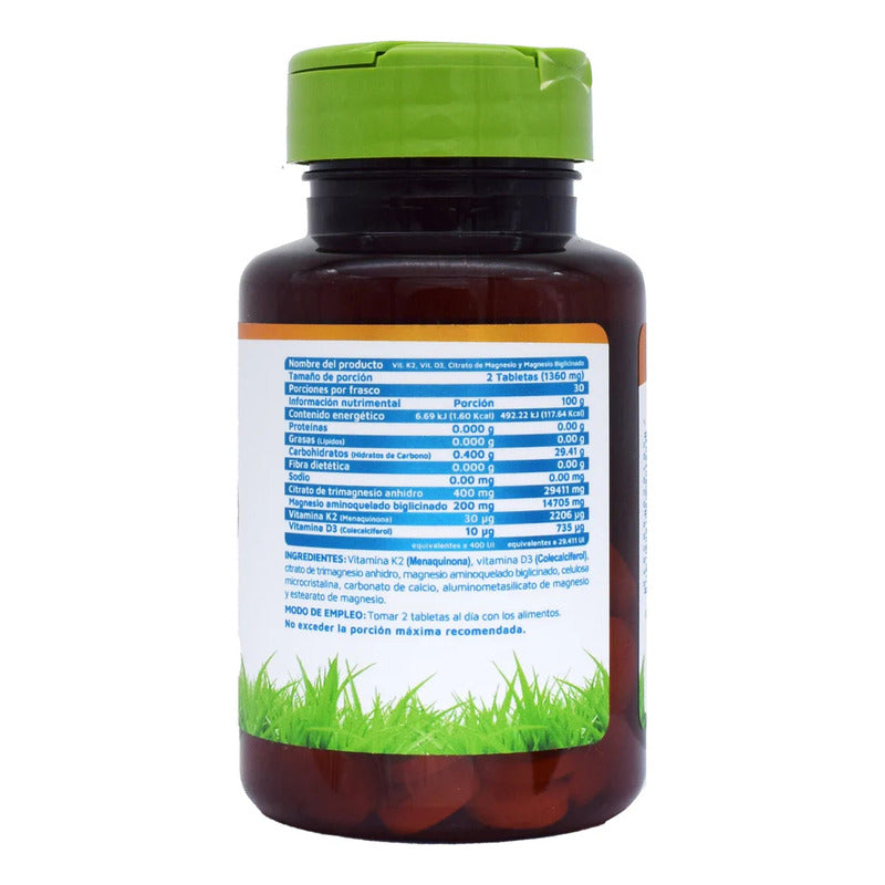 Vidanat Vitamina D3+ K2 Suplemento Alimenticio 60 Caps Sin Sabor