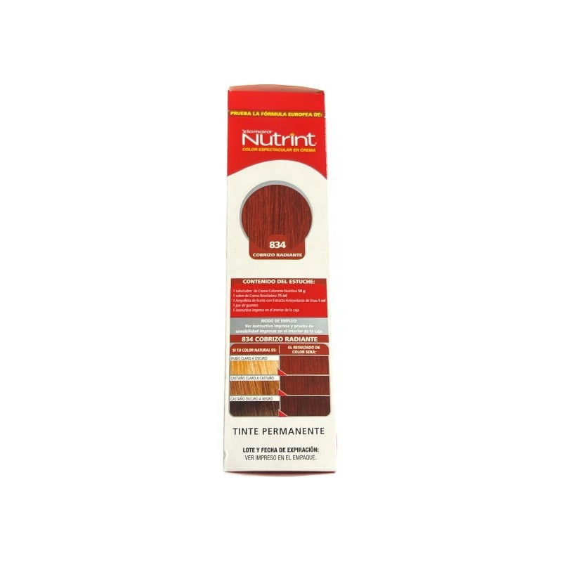 Xiomara Nutrint Tinte Permanente En Crema + Amapolleta