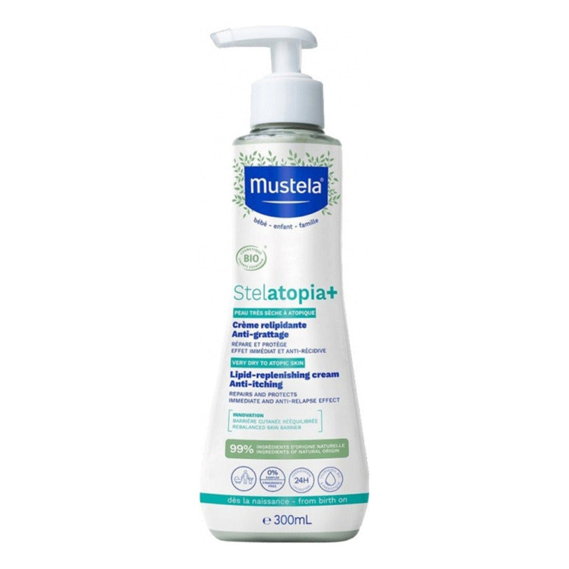Stelatopia + Crema Relipidizante Emoliente Mustela 300 Ml