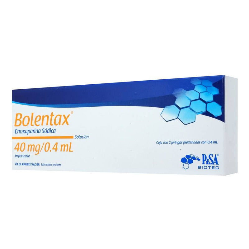 Bolentax Solución Inyectable 4000 Ui/0,4 Ml, 2 Jeringas Precargadas 0,4 Ml