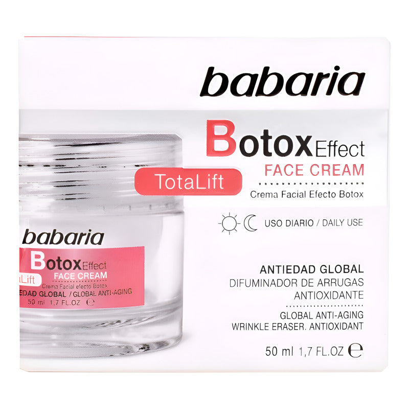 Babaria Crema Facial Botox Effect 50ml 50g Todo Tipo De Piel
