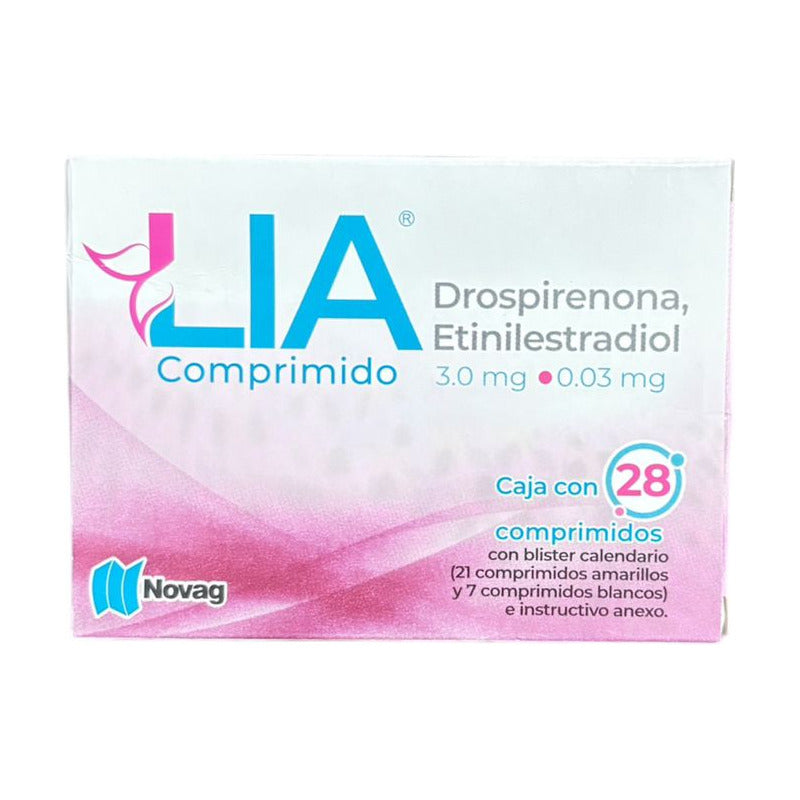 Lia Drospirenona, Etinilestradiol 3.0mg/0.03mg 28comp