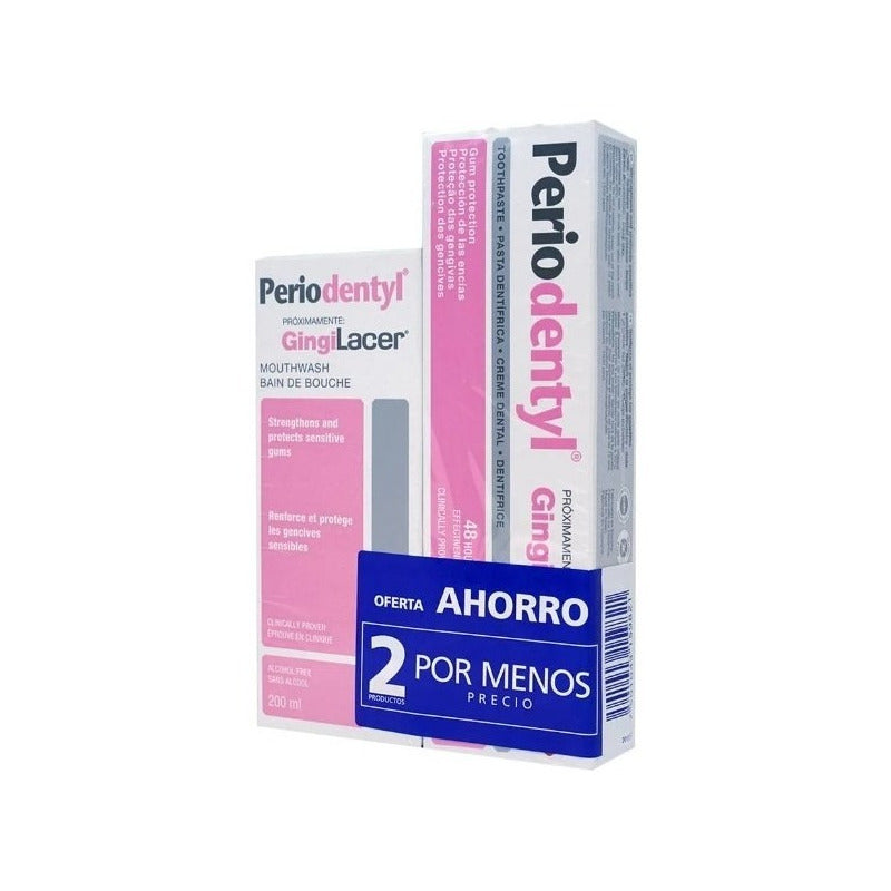 Kit Gingi Lacer Periodentyl Enjuague Bucal & Pasta Dental