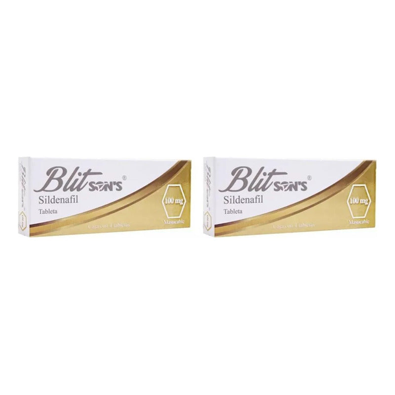 Dos Cajas De Sildenafil 100mg Blit 1 Tableta Masticable Cu