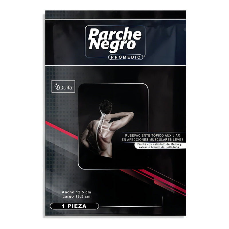 Perrigo Parche Negro Auxiliar Afecciones Musculares 1 Pza