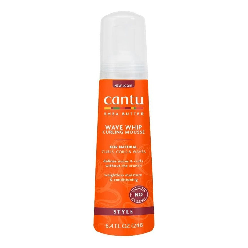 Cantu Wave Whip Curling Mousse Espuma 248ml Rizos Rulos