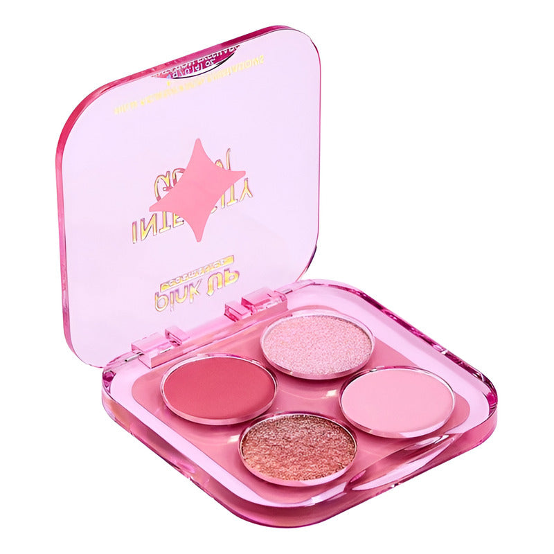 Cuarteto De Sombras Para Ojos Paleta Intensity Glam Pink Up Color 05 Serenity