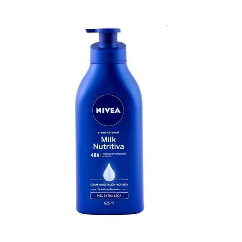 Crema Corporal Nivea Serum Body Milk Nutritiva 625 Ml