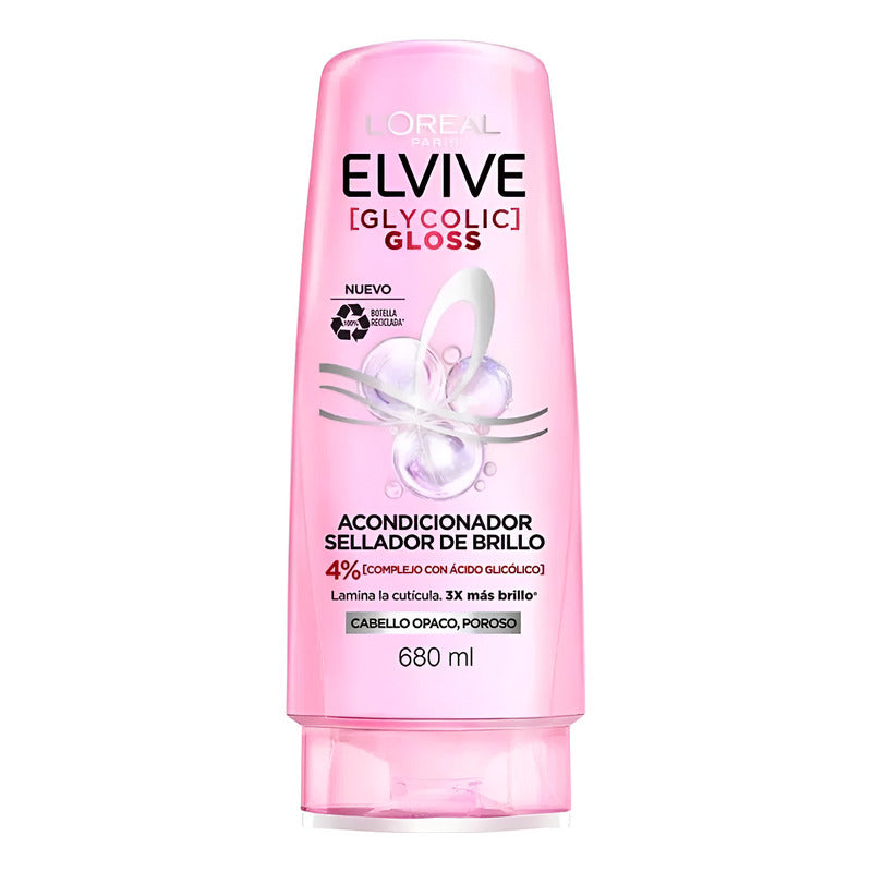 Elvive Glycolic Gloss Acondicionador 680ml