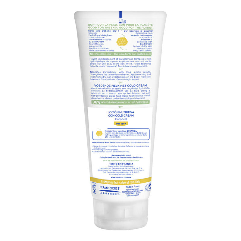 Mustela Bebé Loción Nutritiva Corporal Piel Seca 200ml