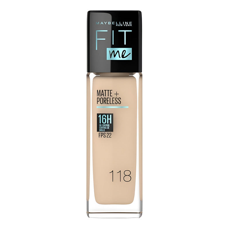 Maybelline Base Maquillaje Fit Me Control Brillo16h 118 - 118 Light Beige
