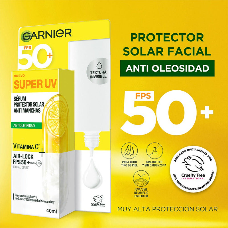 Garnier Protector Solar Anti Manchas Vitamina C Fps 50+ 40ml