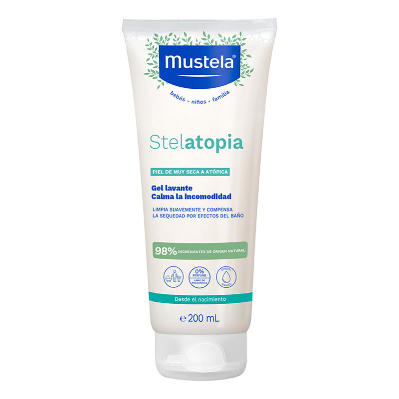 Mustela Stelotopia Gel Lavant Anti-tiraillements 200 Ml
