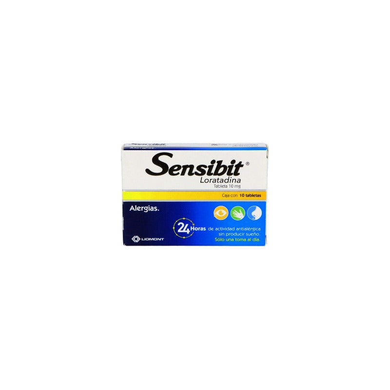 Sensibit Loratadina 10mg Anti Alergias 10 Tabs