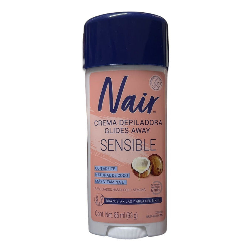 Nair Crema Depilatoria Sensitive Aceite De Coco 86ml