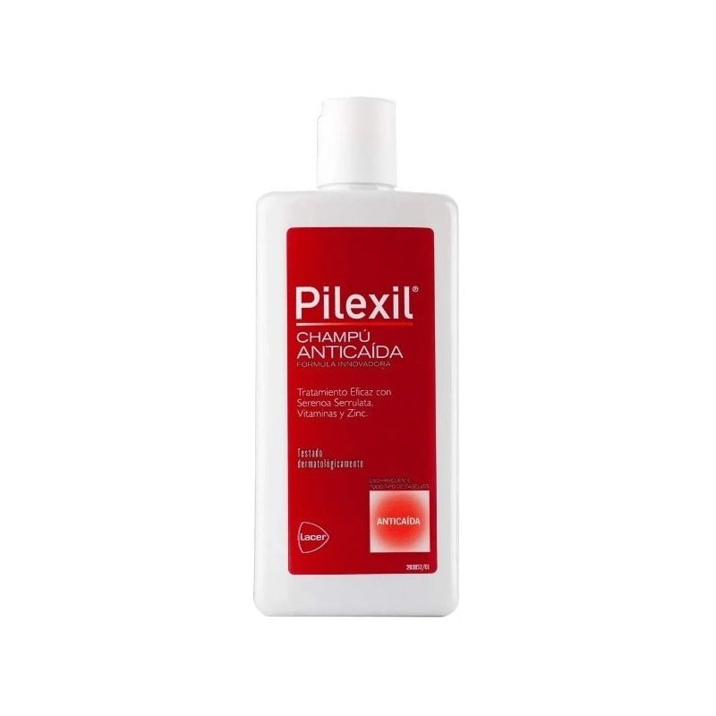 Pilexil Shampoo Anticaída Con Serenoa Serrulata Y Zinc 300ml